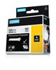 DYMO IND PERMANENT POLY - BLACK/CLEAR IND LABELS - 18' 2