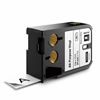 DYMO XTL VINYL LABELS - BLACK/WHITE XTL LABELS - 23' 2