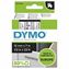 DYMO D1 STANDARD LABELS - BLACK/CLEAR D1 LABELS - 23' 1