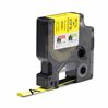 DYMO IND HEAT SHRINK - BLACK/YELLOW IND LABELS - 5' 4
