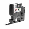 DYMO IND VINYL LABELS - WHITE/BLACK IND LABELS - 18' 4