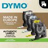 DYMO D1 STANDARD LABELS - BLACK/CLEAR D1 LABELS - 23' 8