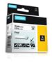 DYMO IND VINYL LABELS - BLACK/WHITE IND LABELS - 18' 3