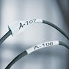 DYMO IND HEAT SHRINK - BLACK/WHITE IND LABELS - 5' 5