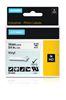 DYMO IND VINYL LABELS - BLACK/WHITE IND LABELS - 18' 1