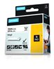 DYMO IND VINYL LABELS - BLACK/WHITE IND LABELS - 18' 2