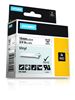 DYMO IND VINYL LABELS - BLACK/WHITE IND LABELS - 18' 3