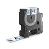DYMO IND PERMANENT POLY - BLACK/CLEAR IND LABELS - 18' 3