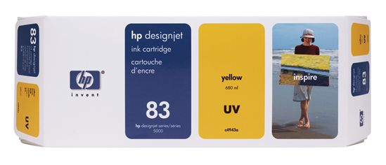 HP DESIGNJET 5500UV - YELLOW InkJet Ink - 1,300 page yield 1