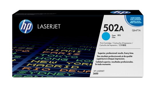 HP COLOR LASERJET 3600N - CYAN Toner - 4,000 page yield 1