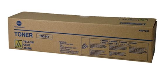 KONICA BIZ C353 A0D7231 - YELLOW Toner - 20,000 page yield 1