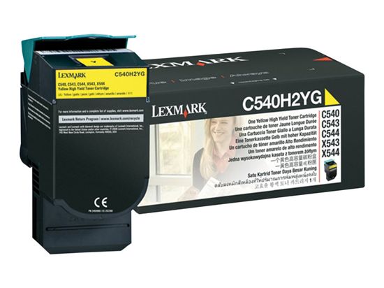 LEXMARK C540N - YELLOW Toner - 2,000 page yield 1