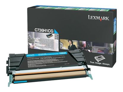 LEXMARK C736DN - CYAN Toner - 10,000 page yield 1