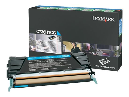 LEXMARK C736DN - CYAN Toner - 10,000 page yield 1