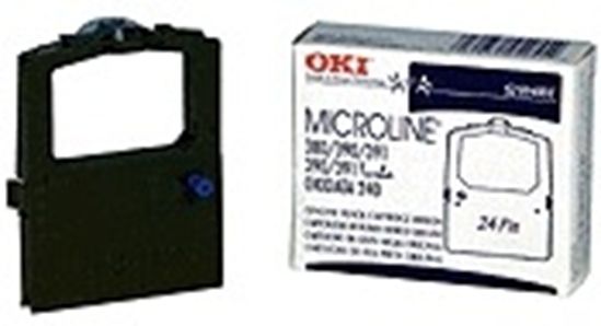 OKIDATA ML390 - BLACK Ribbon - 2 MILL character yield 1