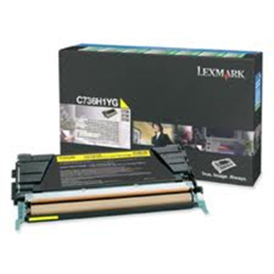 LEXMARK C748E GSA - YELLOW Toner - 10,000 page yield 1