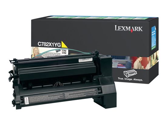 LEXMARK C782N - YELLOW Toner - 15,000 page yield 1