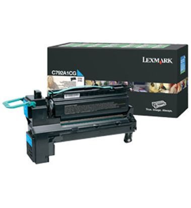 LEXMARK C792E - CYAN Toner - 6,000 page yield 1