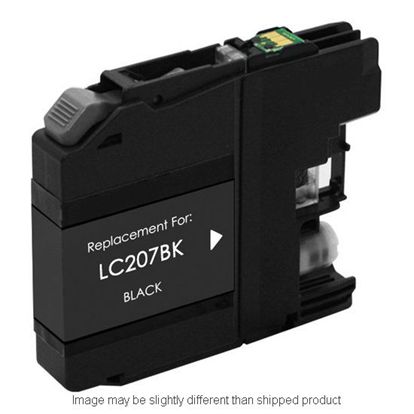 REPL BROTHER LC207 - BLACK Compatible InkJet Ink - 1,200 page yield 1