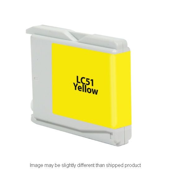 REPL BROTHER LC51 - YELLOW Compatible InkJet Ink - 400 page yield 1