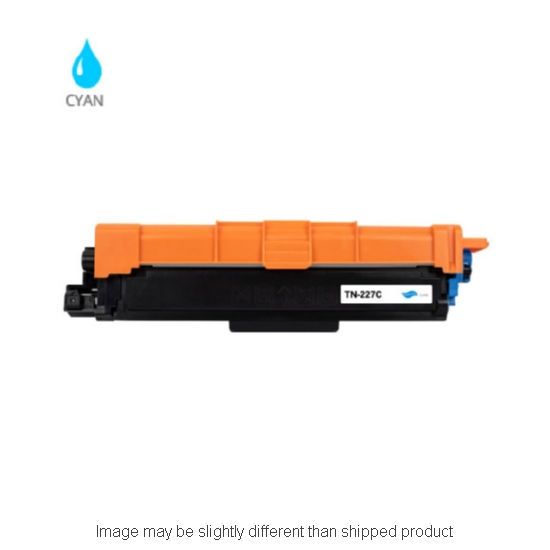 REPL BROTHER TN227 - CYAN Compatible Toner - 2,300 page yield 1