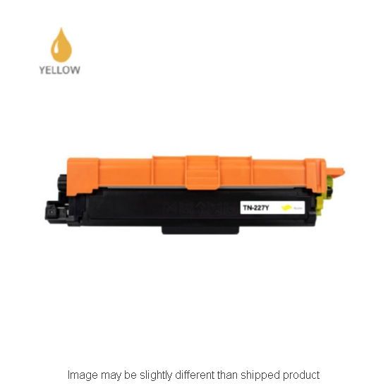 REMAN REPL BROTHER TN227 - YELLOW Compatible Toner - 2,300 page yield 1