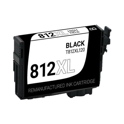 REPL EPSON T812XL120-S - BLACK Compatible InkJet Ink - 1,100 page yield 1