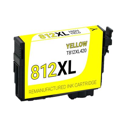 REPL EPSON T812XL420-S - YELLOW Compatible InkJet Ink - 1,100 page yield 1
