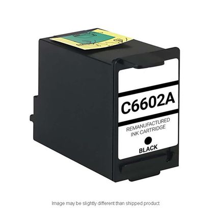 REPL HP C6602A - BLACK Compatible InkJet Ink - 7 MILL character yield 1