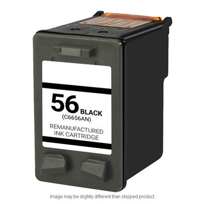 REPL HP C6656AN - BLACK Compatible InkJet Ink - 520 page yield 1