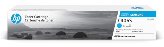 SAMSUNG CLP365W - CYAN Toner - 1,000 page yield 1