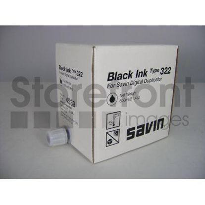 SAVIN 3100DNP - BLACK Duplicator Ink - 6,000 page yield 1