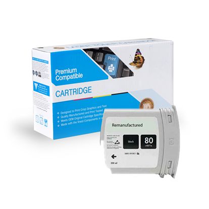 SW PREM HP DJ 1050C - BLACK Compatible InkJet Ink 1