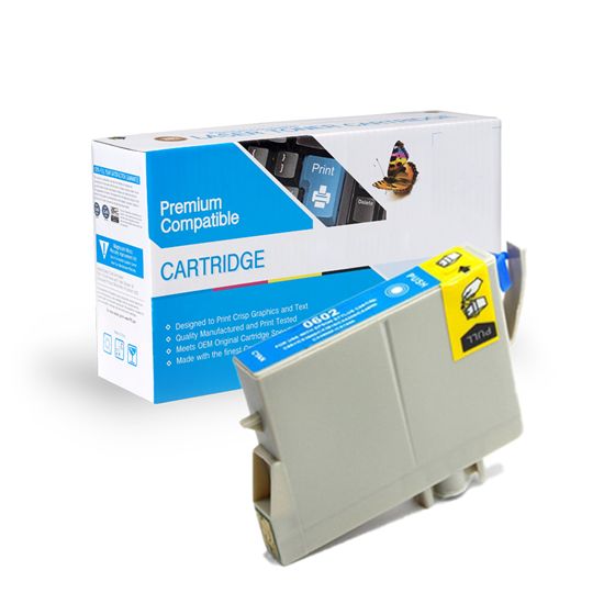 SW PREM EPS STYLUS C68 - CYAN Compatible InkJet Ink - 600 page yield 1