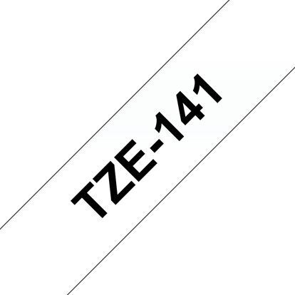 SW PREM BRT 3/4" TZ TAPE - BLK ON CLEAR Paper and Access. 1