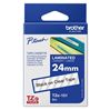 SW PREM BRT 1" TZ TAPE - BLK ON CLEAR Paper and Access. 3