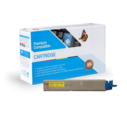 SW PREM OKI 43459301 - YELLOW Compatible Toner - 2,500 page yield 1