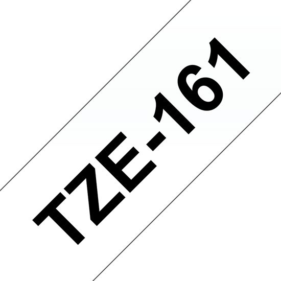 SW PREM BRT 1.5" TZ TAPE - BLK ON CLEAR Paper and Access. 1
