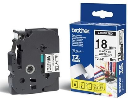 SW PREM BRT 3/4" TZ TAPE - BLACK Paper and Access. 1