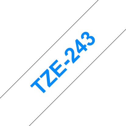 SW PREM BRT 3/4" TZ TAPE - BLUE ON WHITE Paper and Access. 1