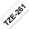 SW PREM BRT 1.5" TZ TAPE - BLK ON WHITE Paper and Access. 1