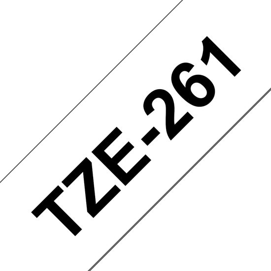 SW PREM BRT 1.5" TZ TAPE - BLK ON WHITE Paper and Access. 1