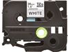 SW PREM BRT 1.5" TZ TAPE - BLK ON WHITE Paper and Access. 2