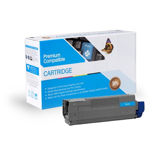 SW PREM OKI 44059111 - CYAN Compatible Toner - 8,000 page yield 1