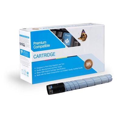SW PREM KNM BIZ C224 - CYAN Compatible Toner - 25,000 page yield 1