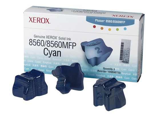 XEROX PHASER 8560 - CYAN Solid Ink - 3,400 page yield 1