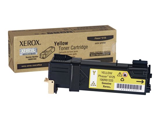 XEROX PHASER 6125 - YELLOW Toner - 1,000 page yield 1