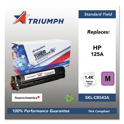 751000NSH0978 Remanufactured CB543A (125A) Toner, 1,500 Page-Yield, Magenta 1