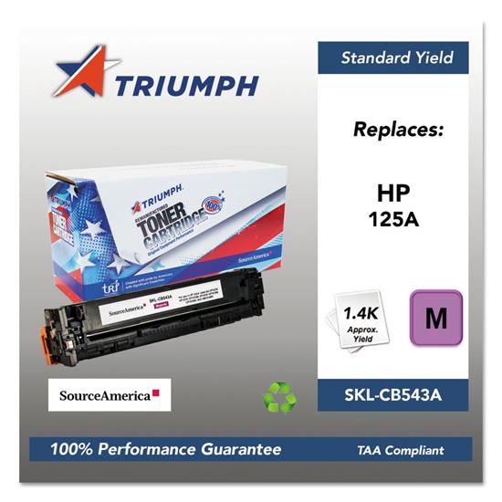 751000NSH0978 Remanufactured CB543A (125A) Toner, 1,500 Page-Yield, Magenta 1