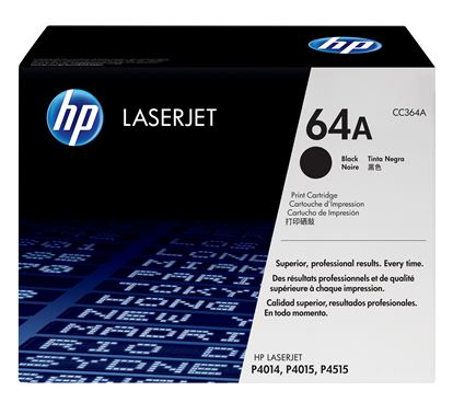 HP 64A Black Original LaserJet Toner Cartridge 1